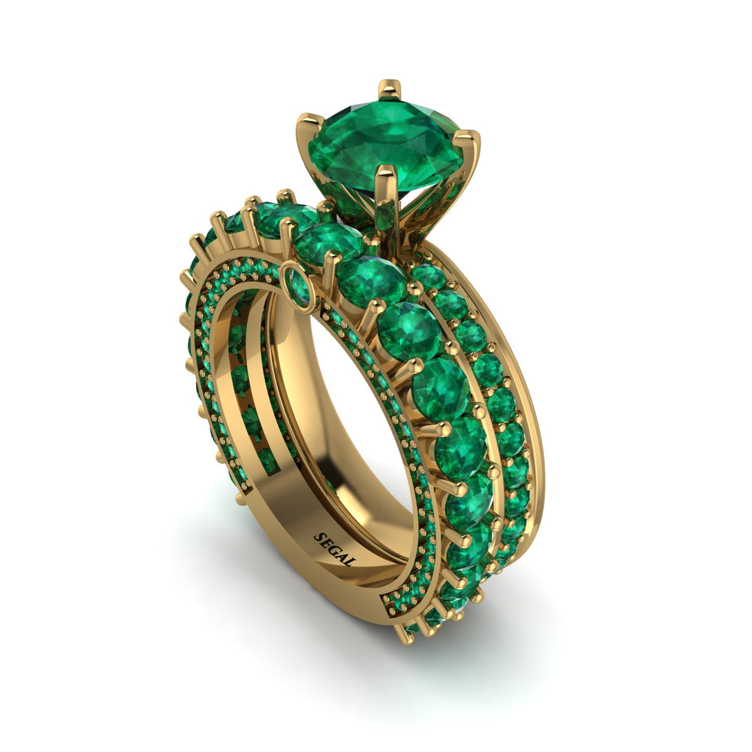 Emerald Eternal Love Bridal Set - Anaya No. 4