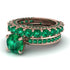 Emerald Eternal Love Bridal Set - Anaya No. 5 image 3