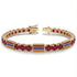 Ruby Tennis Bracelet with Armenia Flag no. 10 image 2