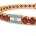 Ruby Tennis Bracelet with Argentina Flag no. 10 image 4