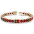 Ruby Tennis Bracelet with Portugal Flag no. 10 image 2