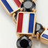 Black Diamond Tennis Bracelet with Netherlands Flag no. 7 image 3
