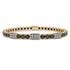 Black Diamond Tennis Bracelet with Greece Flag no. 7 image 1
