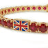 Ruby Tennis Bracelet with United Kingdom Flag no. 10 image 4