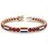 Ruby Tennis Bracelet with Netherlands Flag no. 10 image 2