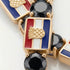 Black Diamond Tennis Bracelet with Croatia Flag no. 7 image 3