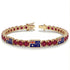 Ruby Tennis Bracelet with Australia Flag no. 10 image 2