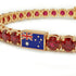 Ruby Tennis Bracelet with Australia Flag no. 10 image 4