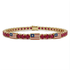 Ruby Tennis Bracelet with United States Flag no. 10 image 1