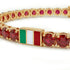 Ruby Tennis Bracelet with Italy Flag no. 10 image 4