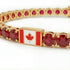 Ruby Tennis Bracelet with Canada Flag no. 10 image 4