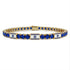 Sapphire Tennis Bracelet with Israeli Flag no. 13 image 1