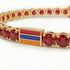 Ruby Tennis Bracelet with Armenia Flag no. 10 image 4