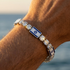 Diamond Tennis Bracelet with Israeli Flag no. 3 image 5