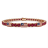 Ruby Tennis Bracelet with United States Flag no. 11 image 1