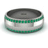 Eternity Emerald Wedding Band - Benjamin No. 6