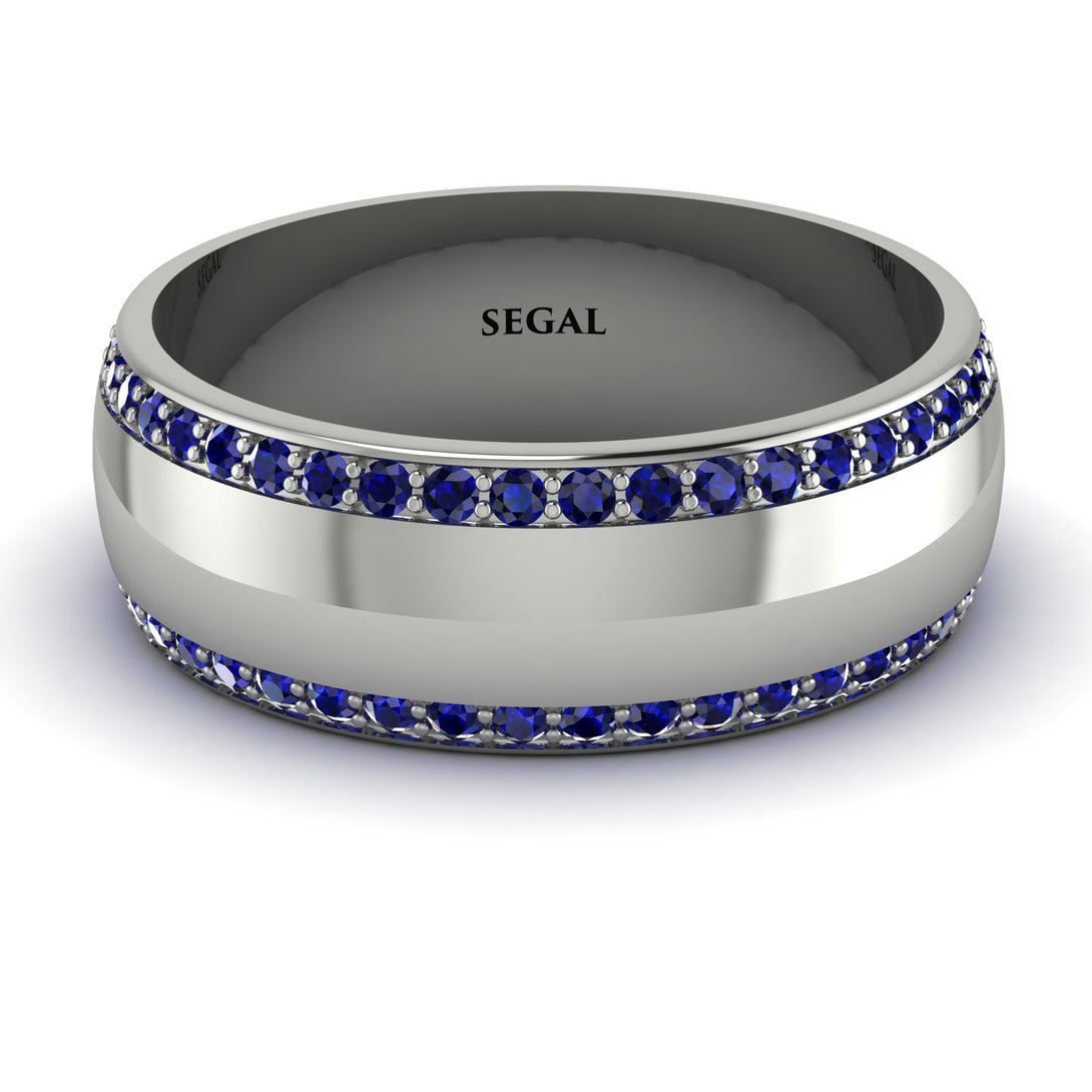 Eternity Sapphire Wedding Band - Benjamin No. 15