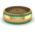 Eternity Emerald Wedding Band - Benjamin No. 4