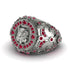 Ruby Owl Gold Men's Fashion Ring - Adrian No. 12 image 6