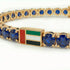 Sapphire Tennis Bracelet with United Arab Emirates Flag no. 13 image 2
