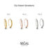 Custom Hoop Geometrical Earrings - Kalani No. 1 (Copy) image 7