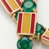 Emerald Tennis Bracelet with Spain Flag no. 4 image 3