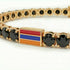 Black Diamond Tennis Bracelet with Armenia Flag no. 7 image 4