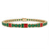 Emerald Tennis Bracelet with Portugal Flag no. 4 image 1
