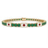 Emerald Tennis Bracelet with Japan Flag no. 4 image 1