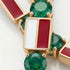 Emerald Tennis Bracelet with Poland Flag no. 4 image 3