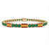 Emerald Tennis Bracelet with Spain Flag no. 4 image 1