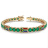 Emerald Tennis Bracelet with South Africa Flag no. 4 image 2