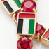 Ruby Tennis Bracelet with United Arab Emirates Flag no. 10 image 4