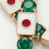 Emerald Tennis Bracelet with Japan Flag no. 4 image 3