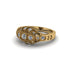 Diamond 3-Stones Art Deco Engagement Ring - Aniyah No. 1 image 3