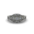 Diamond 3-Stones Art Deco Engagement Ring - Aniyah No. 3 image 1