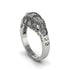 Diamond 3-Stones Art Deco Engagement Ring - Aniyah No. 3 image 2