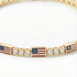 Diamond Tennis Bracelet with United States Flag no. 1 image 3