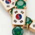 Emerald Tennis Bracelet with South Korea Flag no. 4 image 3