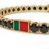 Black Diamond Tennis Bracelet with Portugal Flag no. 7 image 4