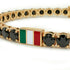 Black Diamond Tennis Bracelet with Mexico Flag no. 7 image 3