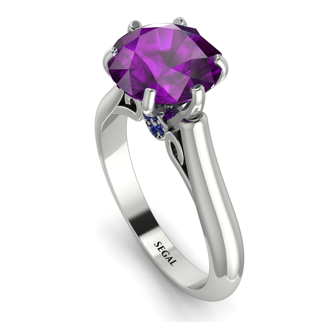 3ct Amethyst Engagement Ring - June No. 315