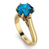 3ct Blue Topaz Engagement Ring - June No. 510 image 1