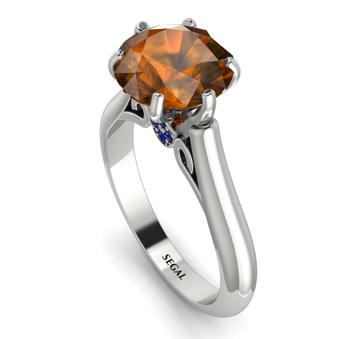 3ct Brown Diamond Engagement Ring - June No. 1115