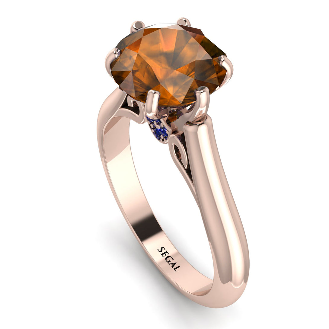 3ct Brown Diamond Engagement Ring - June No. 1114