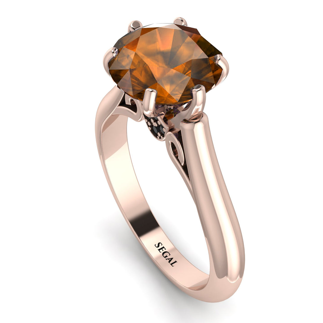 3ct Brown Diamond Engagement Ring - June No. 1108