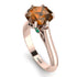 3ct Brown Diamond Engagement Ring - June No. 1105 image 1