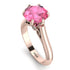 3ct Pink Moissanite Engagement Ring - June No. 802 image 1