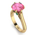 3ct Pink Moissanite Engagement Ring - June No. 804 image 1