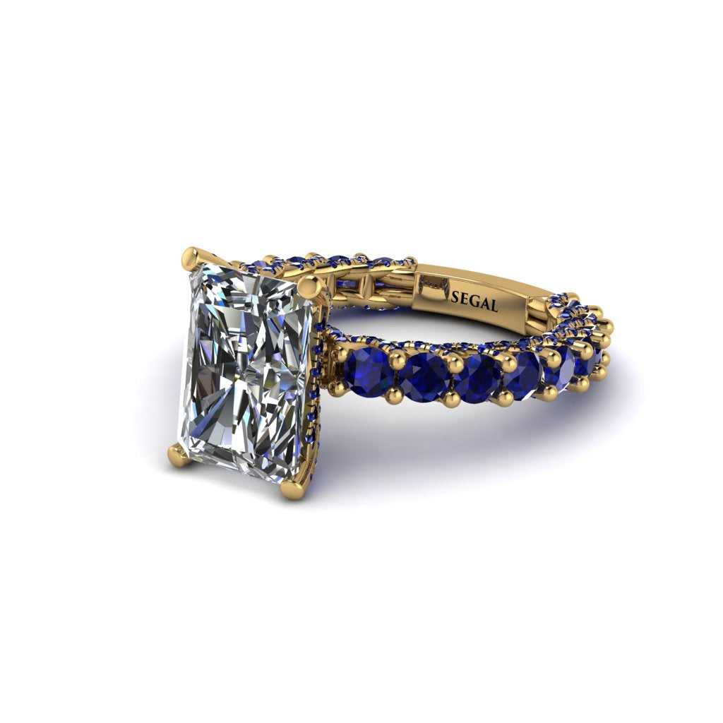4Ct Radiant Cut Diamond Engagement Ring - Serenity No. 61